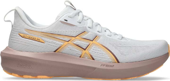 Asics Women's GT-1000 14 White/Rubble Red Asics