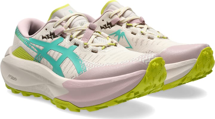 Asics Women's Trabuco Max 5 Mineral Beige/Aurora Green Asics