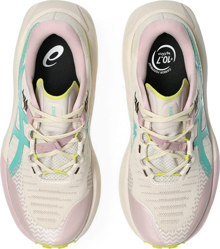 Asics Women's Trabuco Max 5 Mineral Beige/Aurora Green Asics
