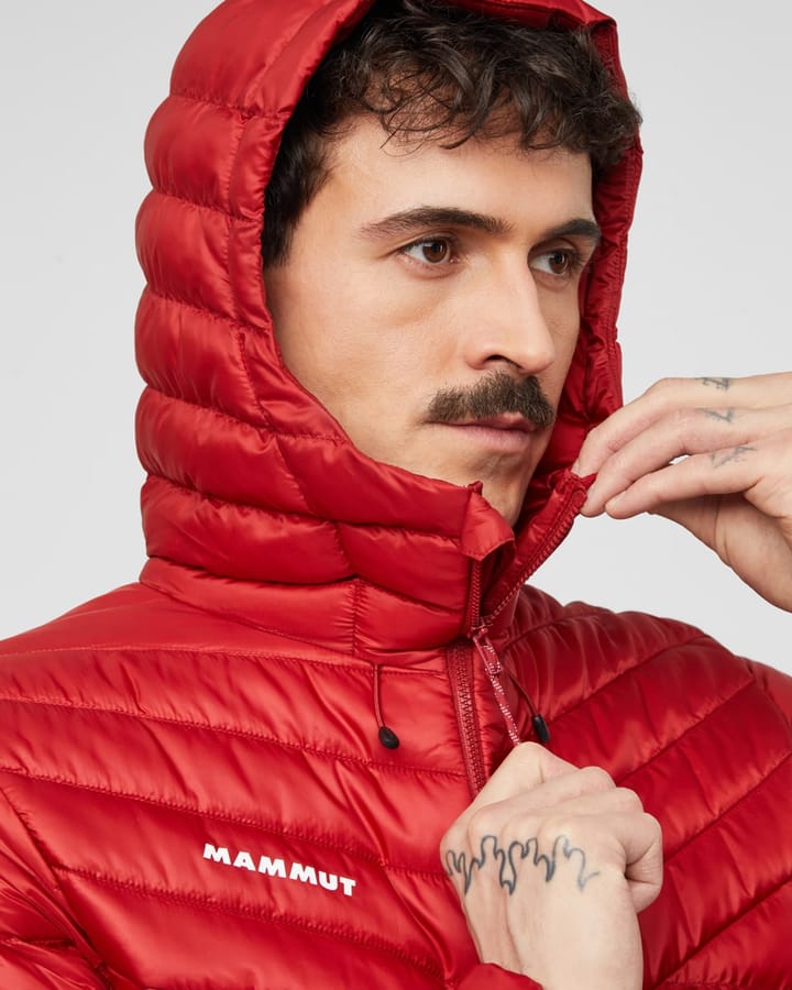 Mammut Albula In Hooded Jacket Men Dark Mammut Red Mammut
