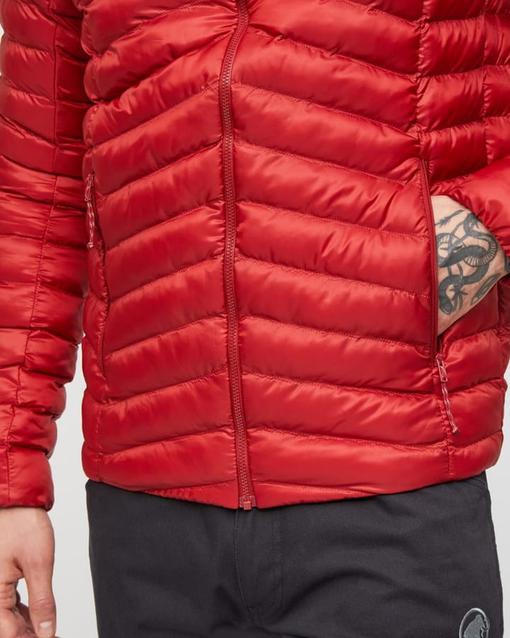 Mammut Albula In Hooded Jacket Men Dark Mammut Red Mammut