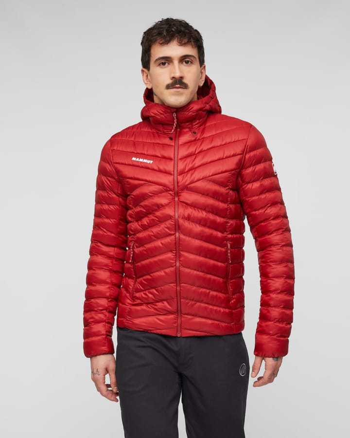 Mammut Albula In Hooded Jacket Men Dark Mammut Red Mammut