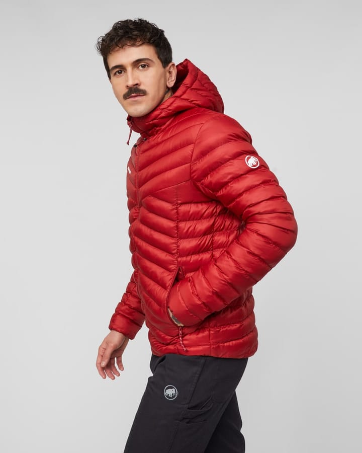 Mammut Albula In Hooded Jacket Men Dark Mammut Red Mammut