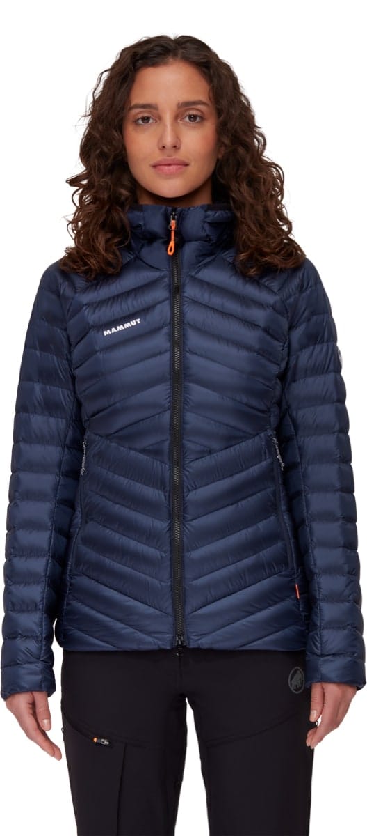 Mammut Broad Peak In Hooded Jacket Women Marine-black Mammut