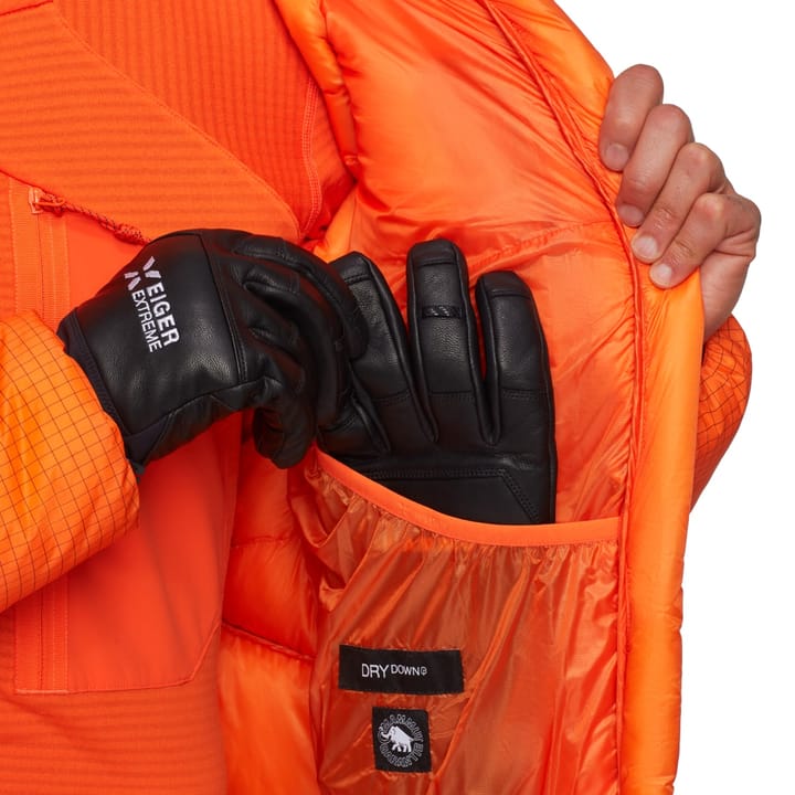 Mammut Eiger Nordwand Advanced Down In Hooded Jacket Men Eiger Orange-eiger Blue Mammut