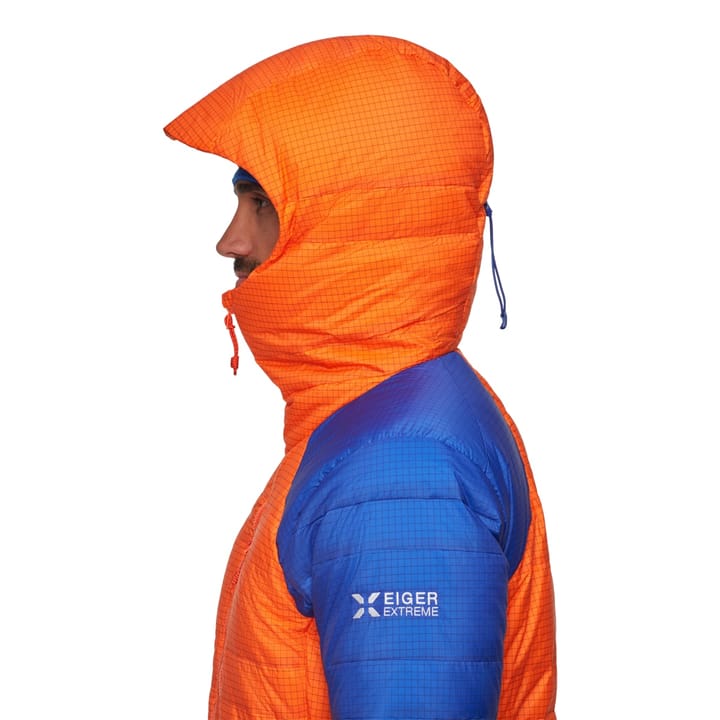 Mammut Eiger Nordwand Advanced Down In Hooded Jacket Men Eiger Orange-eiger Blue Mammut