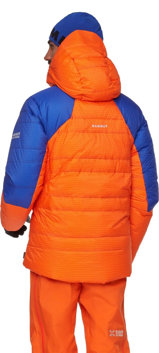 Mammut Eiger Nordwand Advanced Down In Hooded Jacket Men Eiger Orange-eiger Blue Mammut