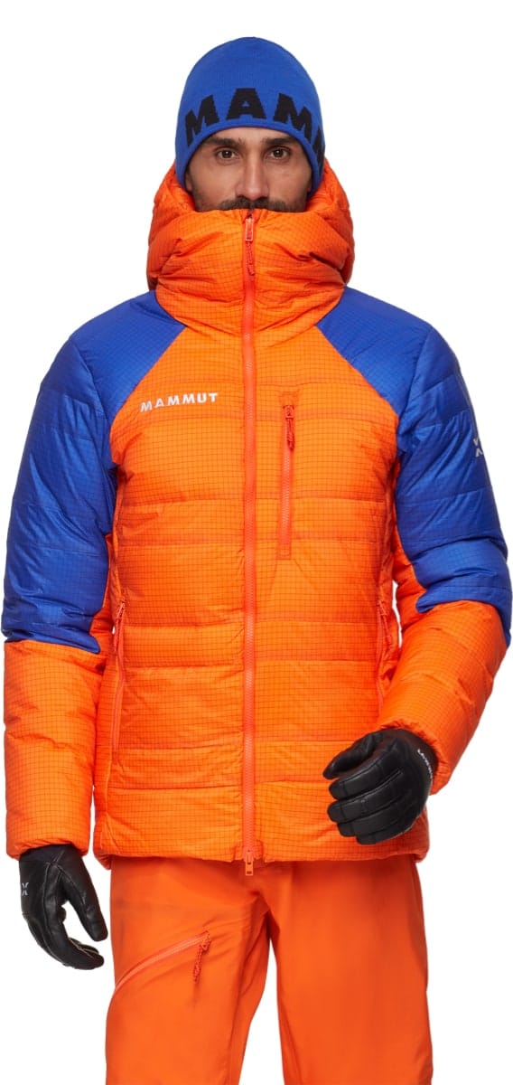 Mammut Eiger Nordwand Advanced Down In Hooded Jacket Men Eiger Orange-eiger Blue Mammut
