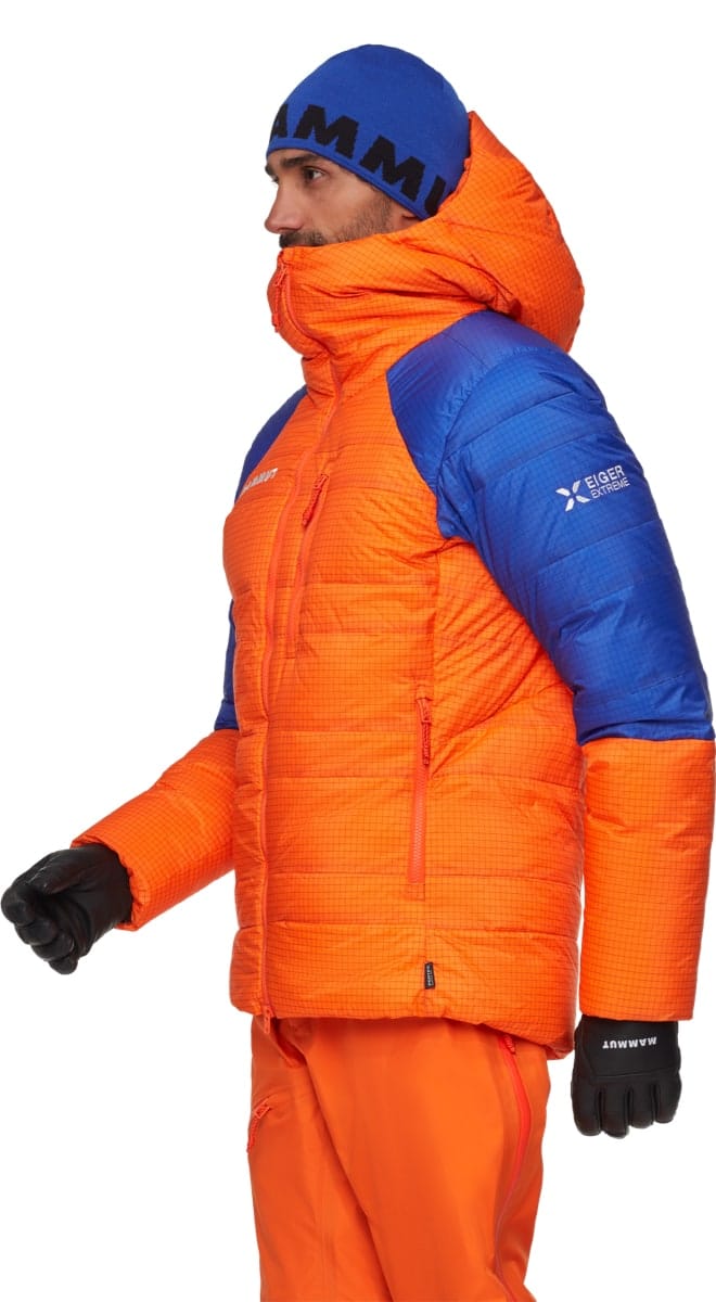 Mammut Eiger Nordwand Advanced Down In Hooded Jacket Men Eiger Orange-eiger Blue Mammut