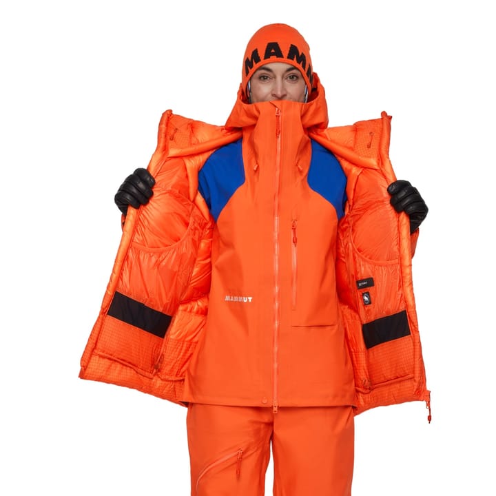 Mammut Eiger Nordwand Advanced Down In Hooded Jacket Women Eiger Orange-eiger Blue Mammut
