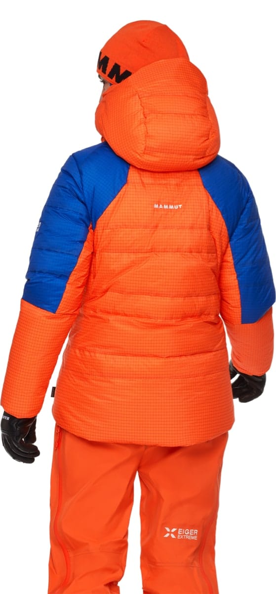 Mammut Eiger Nordwand Advanced Down In Hooded Jacket Women Eiger Orange-eiger Blue Mammut