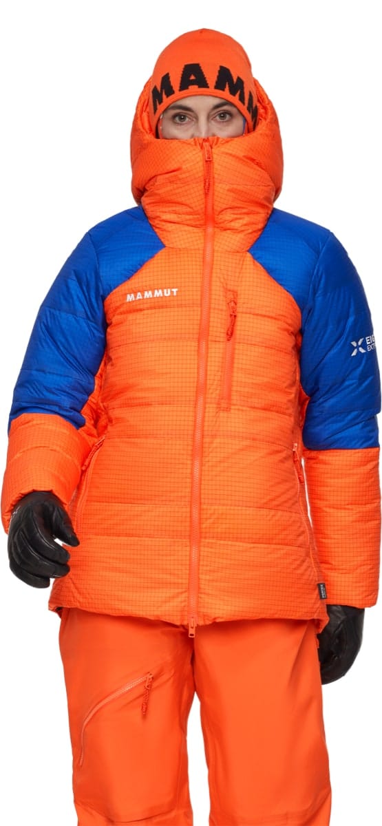 Mammut Eiger Nordwand Advanced Down In Hooded Jacket Women Eiger Orange-eiger Blue Mammut