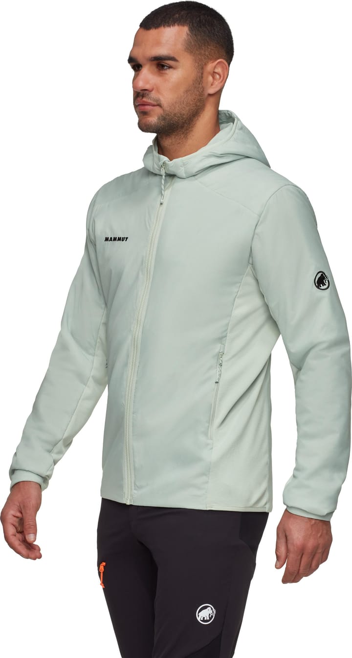 Mammut Men's Rime Air In Hybrid Hooded Jacket Silver Sage Mammut