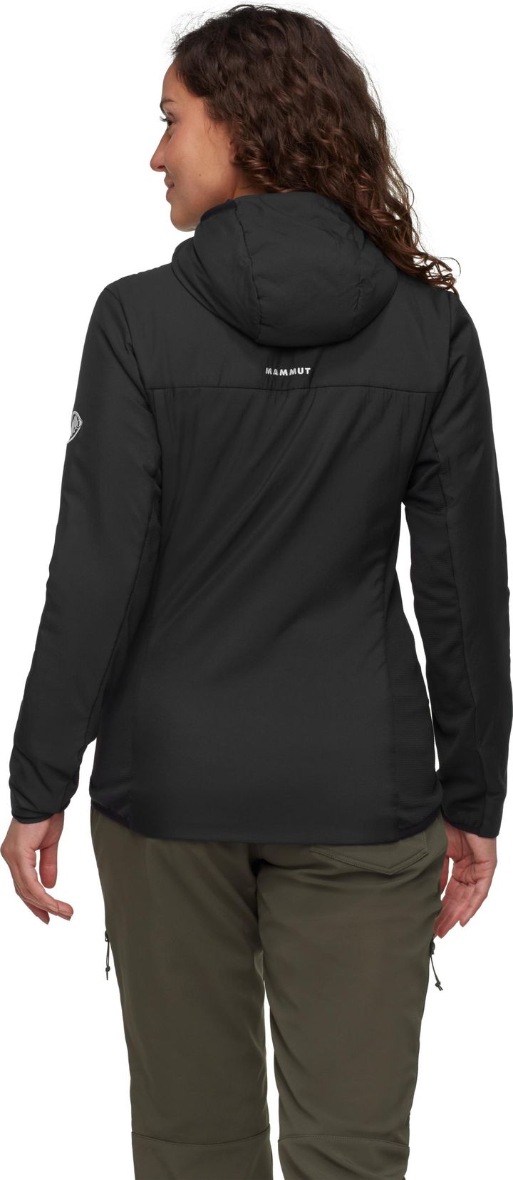 Mammut Women's Rime Air In Hybrid Hooded Jacket Black Mammut