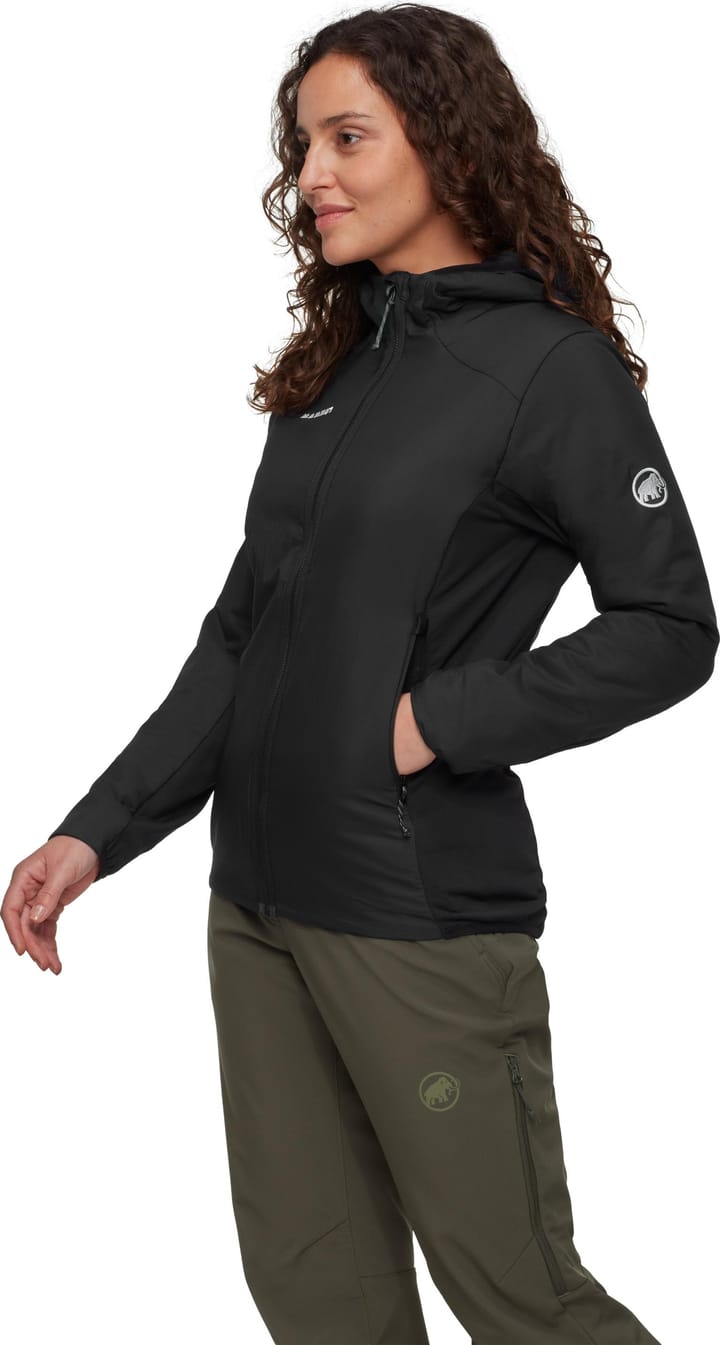Mammut Women's Rime Air In Hybrid Hooded Jacket Black Mammut