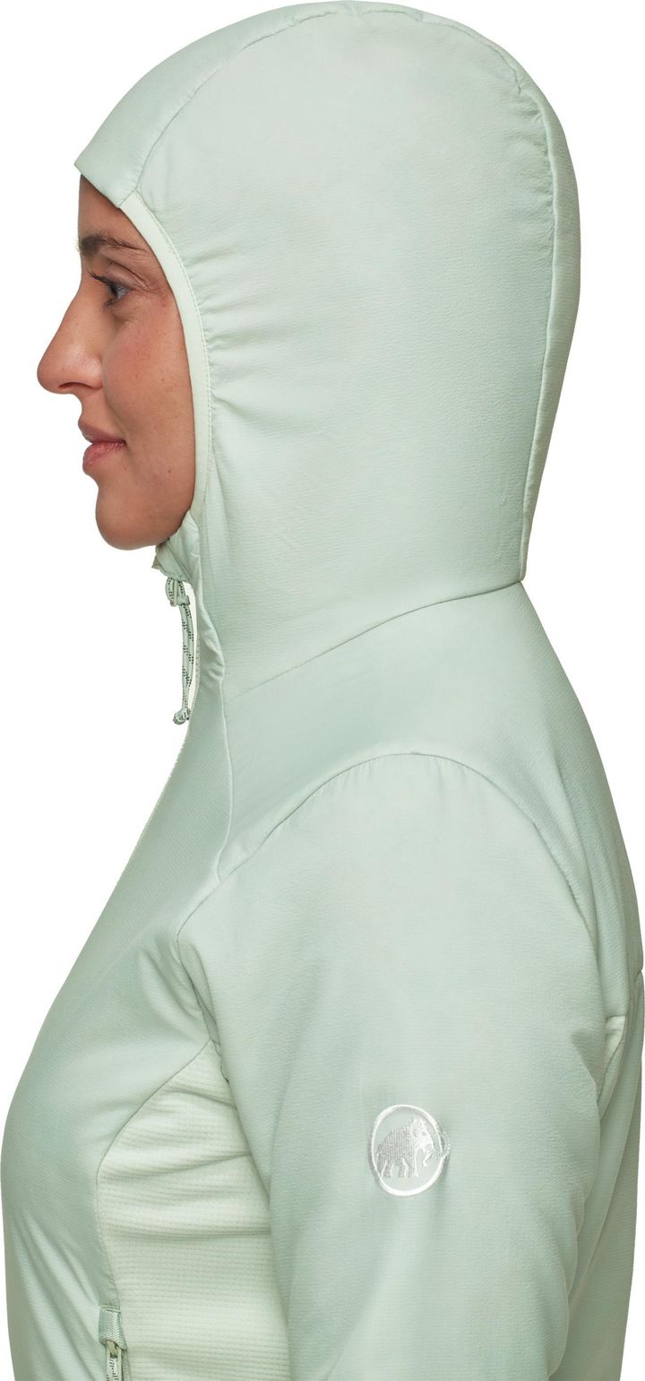 Mammut Women's Rime Air In Hybrid Hooded Jacket Silver Sage Mammut