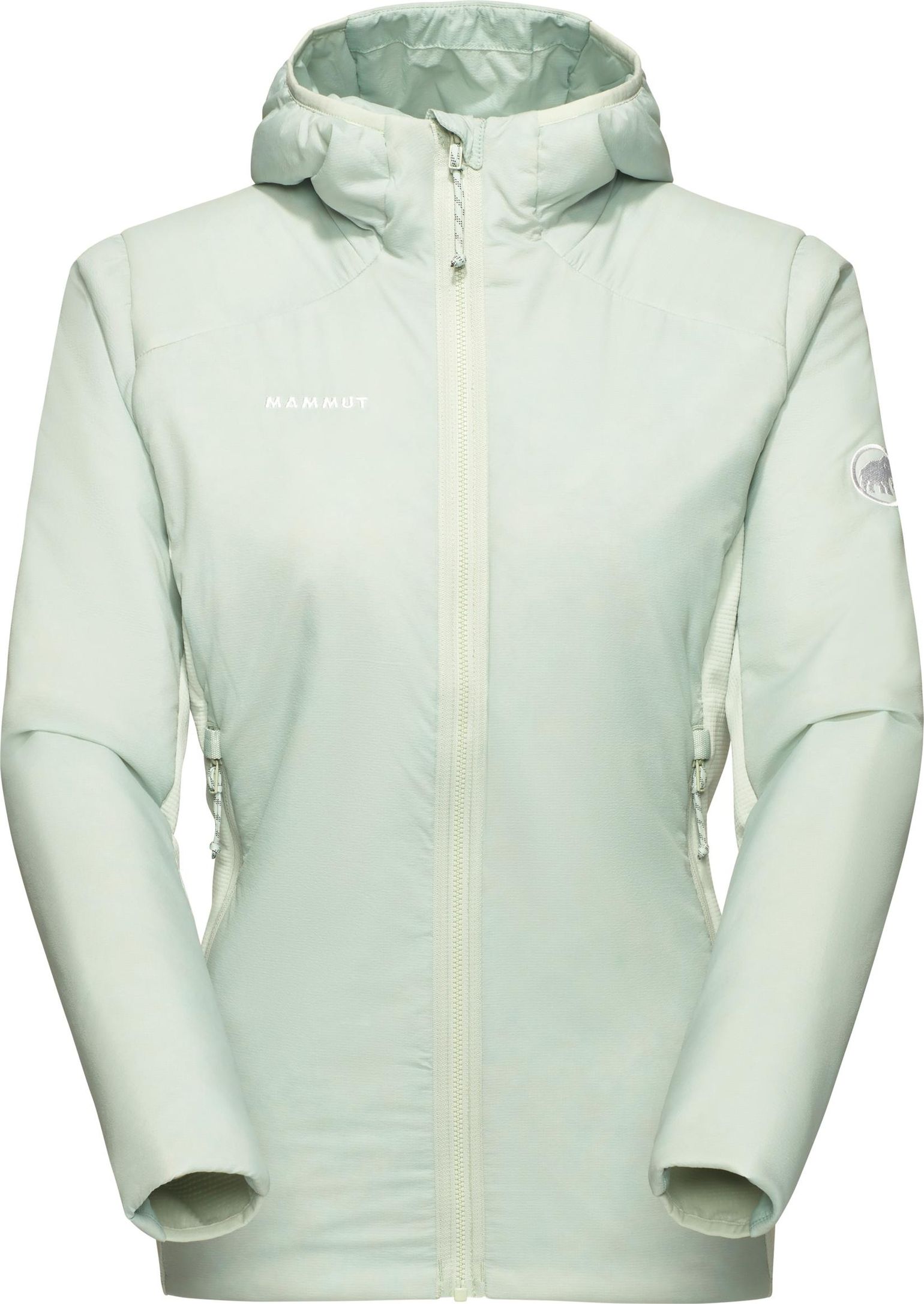 Mammut Women's Rime Air In Hybrid Hooded Jacket Silver Sage