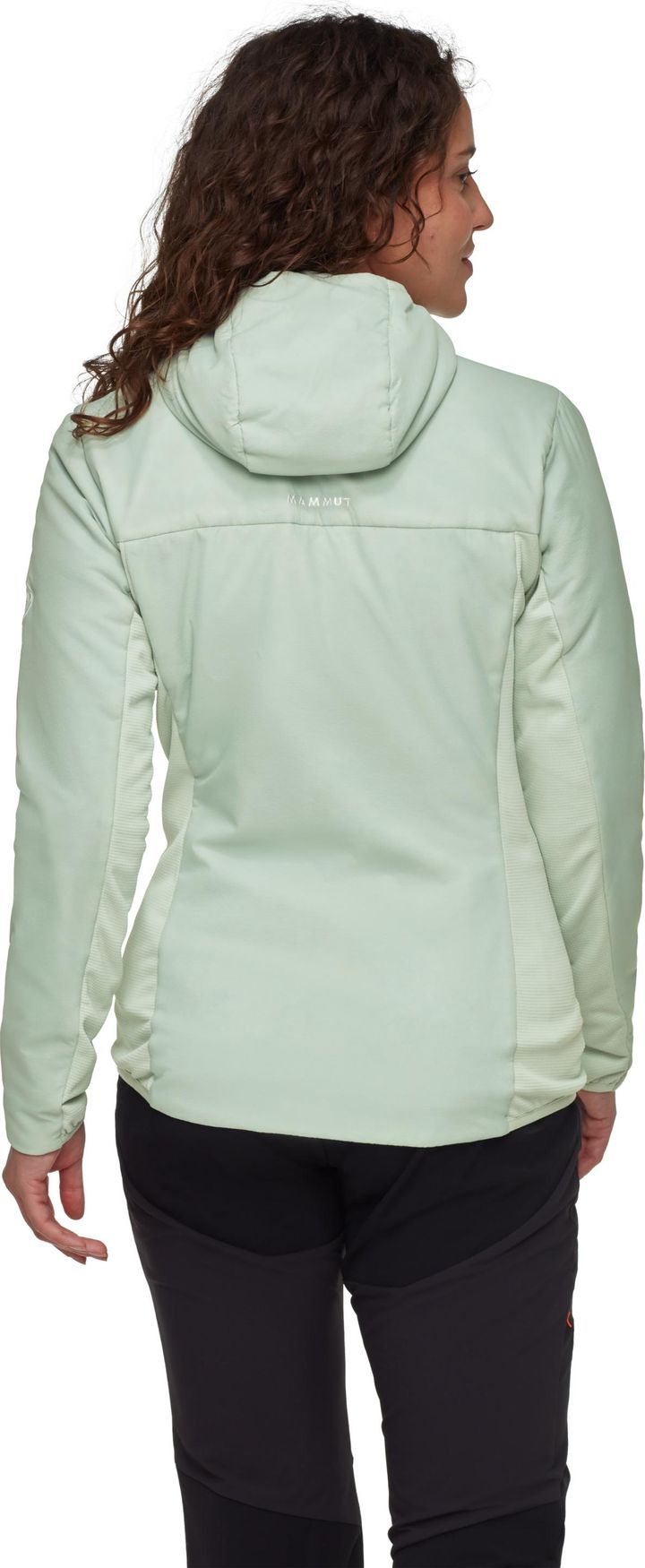Mammut Women's Rime Air In Hybrid Hooded Jacket Silver Sage Mammut