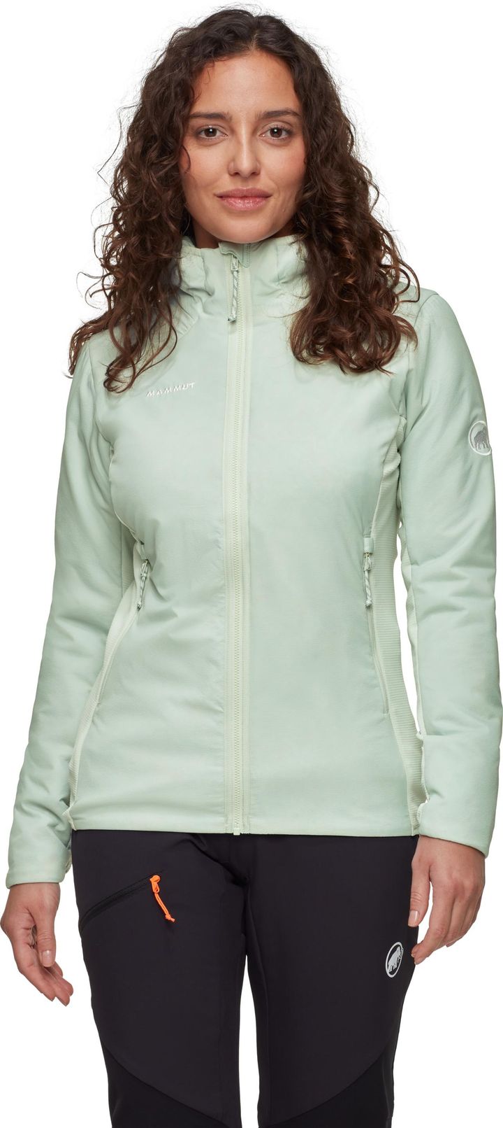 Mammut Women's Rime Air In Hybrid Hooded Jacket Silver Sage Mammut