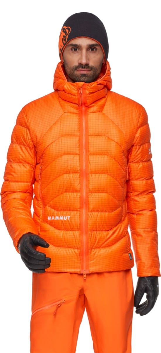 Mammut Eiger Nordwand Light Down IN Hooded Jacket Men Eiger Orange Mammut
