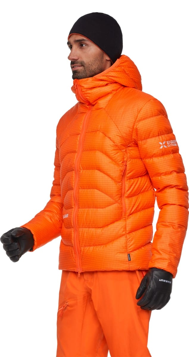 Mammut Eiger Nordwand Light Down IN Hooded Jacket Men Eiger Orange Mammut