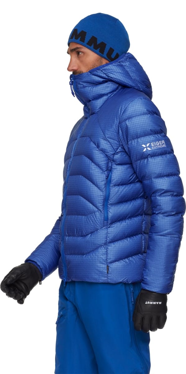 Mammut Eiger Nordwand Light Down IN Hooded Jacket Men Eiger Blue Mammut Mammut Eiger Nordwand Light Down IN Hooded Jacket Men Eiger Blue Mammut