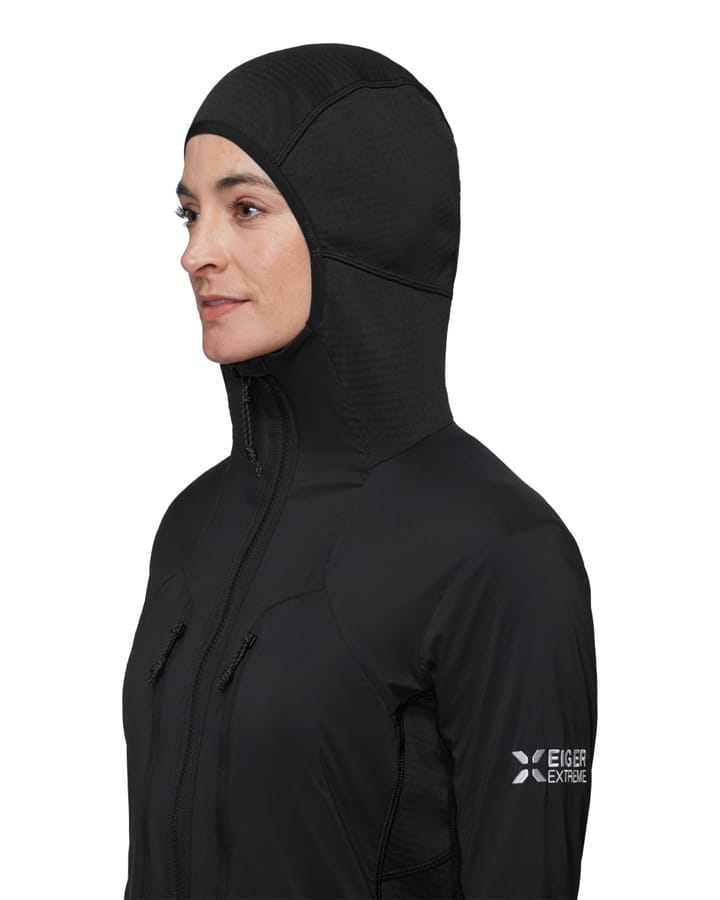 Mammut Eiger Nordwand IN Flex Air Hybrid Hooded Jacket Women Black Mammut