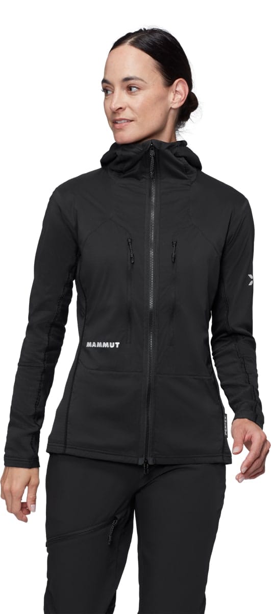 Mammut Eiger Nordwand IN Flex Air Hybrid Hooded Jacket Women Black Mammut