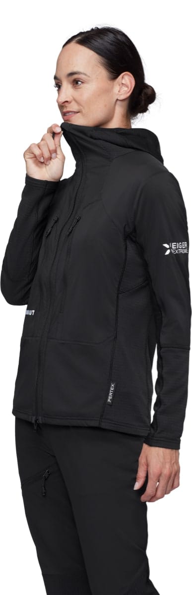 Mammut Eiger Nordwand IN Flex Air Hybrid Hooded Jacket Women Black Mammut