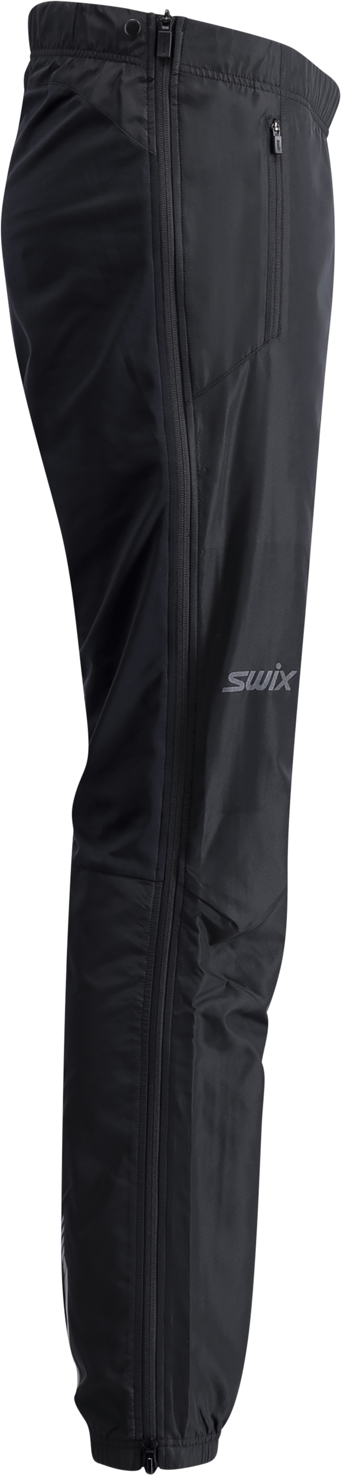 Swix Infinity Hybrid Wind Full Zip Pants M Black Swix