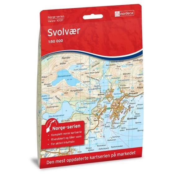 Nordeca Svolvær Norge-serien 1:50 000 Nordeca