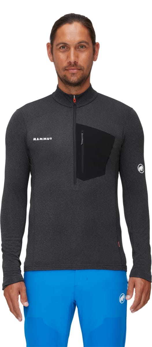 Mammut Aenergy Light Ml Half Zip Pull Men Black-Phantom Mammut Mammut Aenergy Light Ml Half Zip Pull Men Black-Phantom Mammut