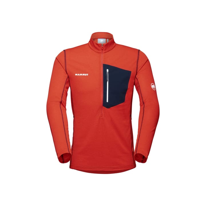 Mammut Aenergy Light Ml Half Zip Pull Men Hot Red-Marine Mammut
