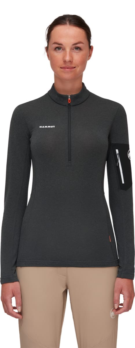 Mammut Aenergy Light Ml Half Zip Pull Women Black-Phantom Mammut