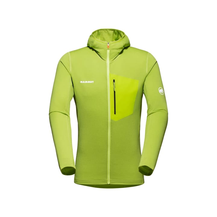 Mammut Men's Aenergy Light ML Hooded Jacket Highlime/Granit Mammut Mammut Men's Aenergy Light ML Hooded Jacket Highlime/Granit Mammut