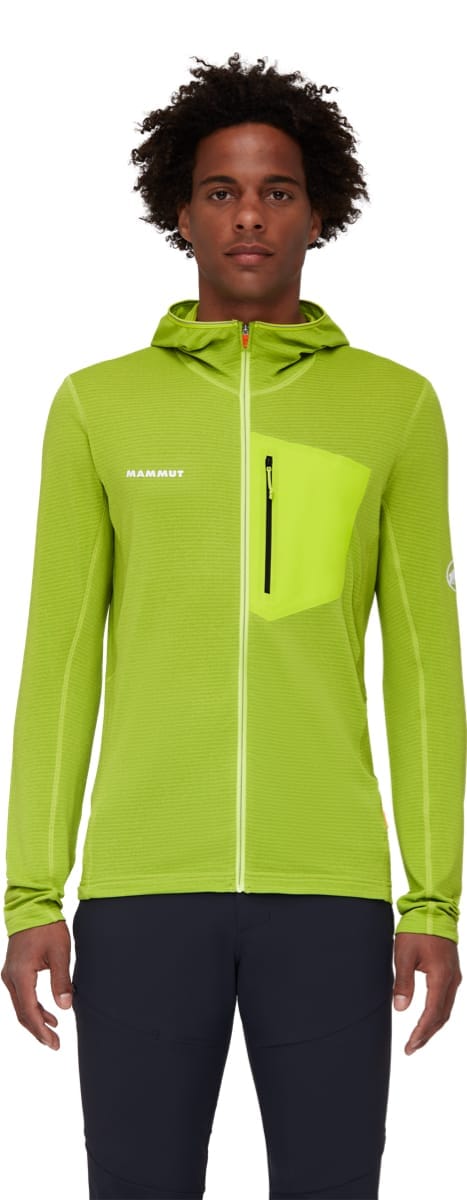 Mammut Men's Aenergy Light ML Hooded Jacket Highlime/Granit Mammut
