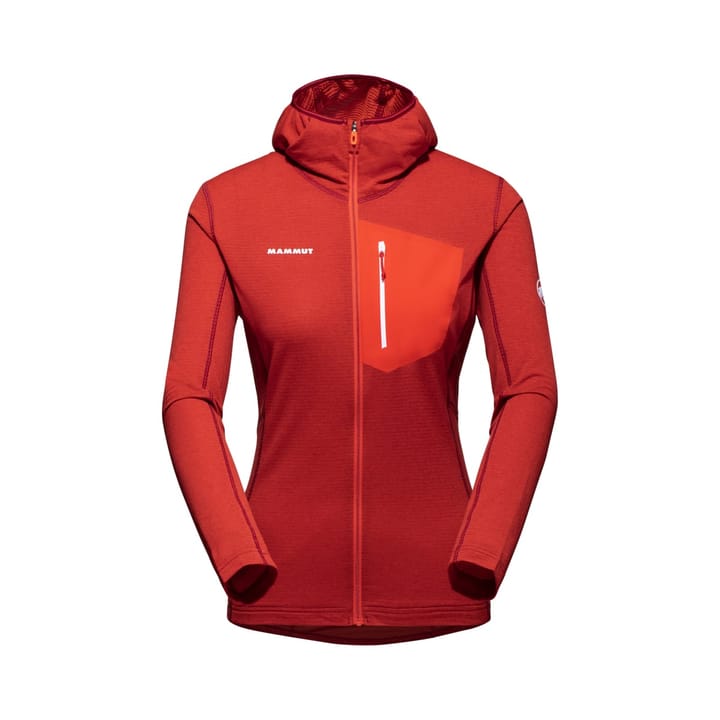 Mammut Aenergy Light ML Hooded Jacket Women hot red-blood red Mammut