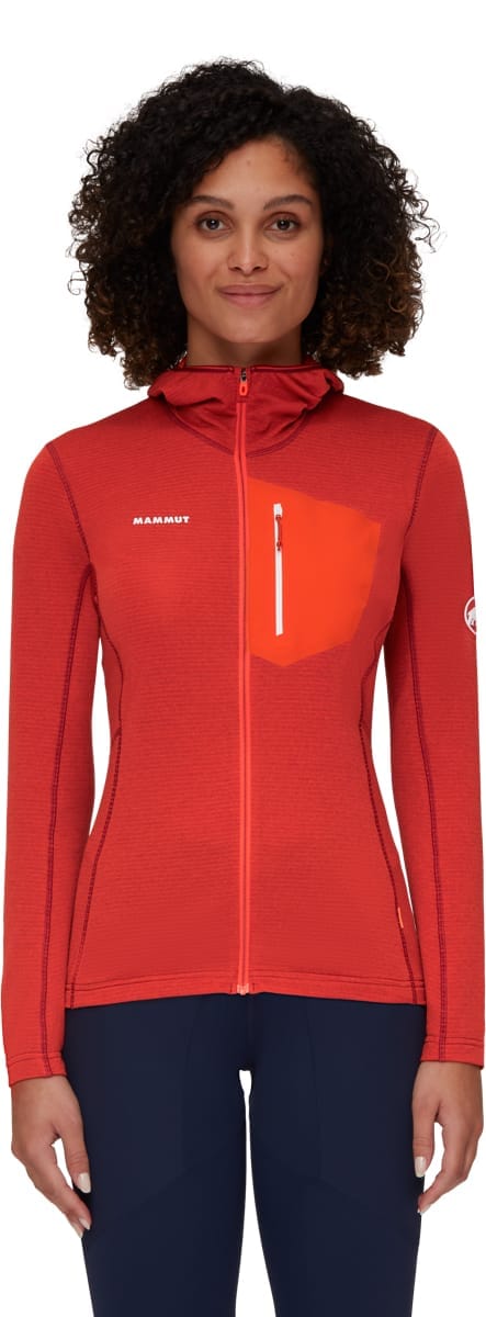 Mammut Aenergy Light ML Hooded Jacket Women hot red-blood red Mammut