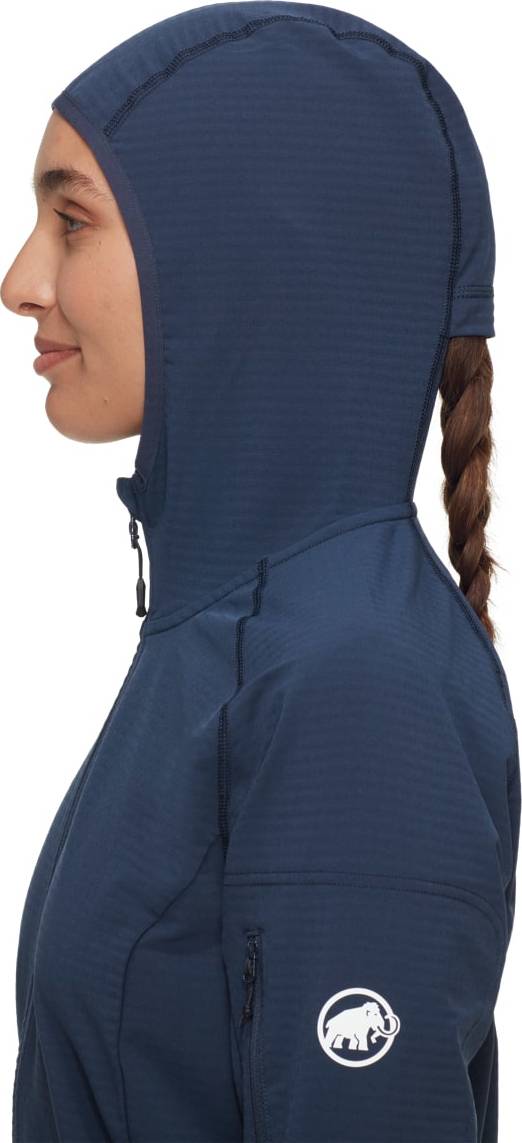 Mammut Women's Madris Light ML Hooded Jacket  Marine Mammut