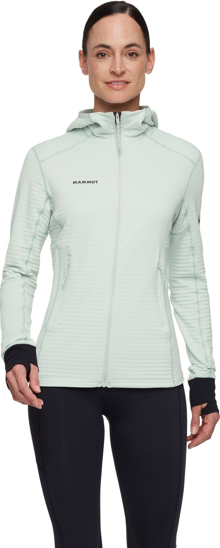Mammut Taiss Light ML Hooded Jacket Women Silver Sage Mammut