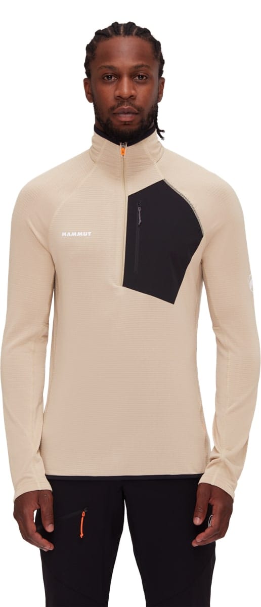 Mammut Aenergy Light Ml Half Zip Pull Men Savannah-Black Mammut Mammut Aenergy Light Ml Half Zip Pull Men Savannah-Black Mammut
