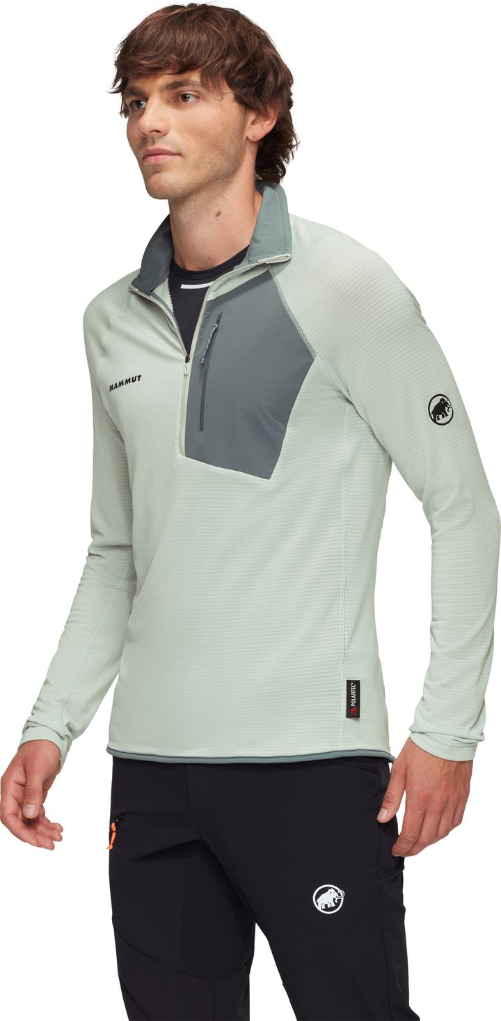 Mammut Aenergy Light Ml Half Zip Pull Men Silver Sage-strata Mammut