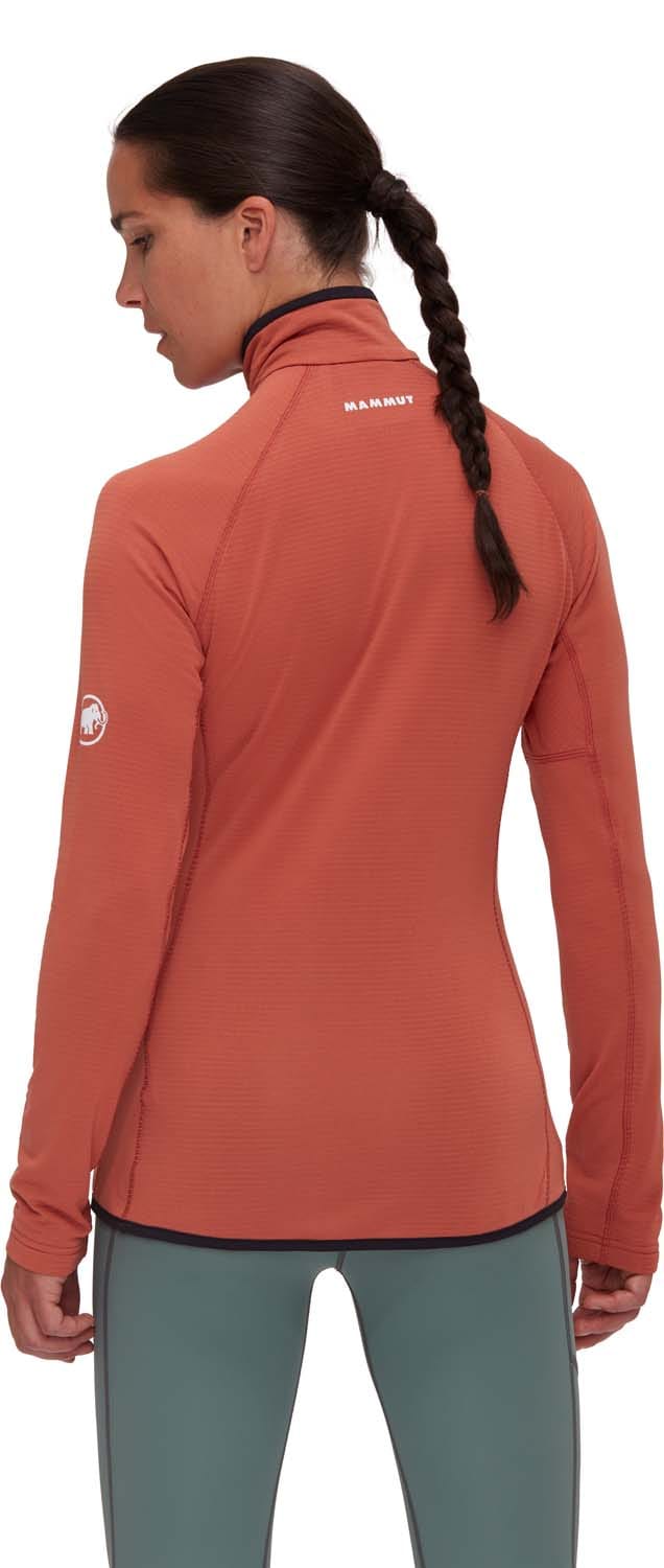 Mammut Women's Aenergy Light ML Half Zip Pull Brick-Black Mammut