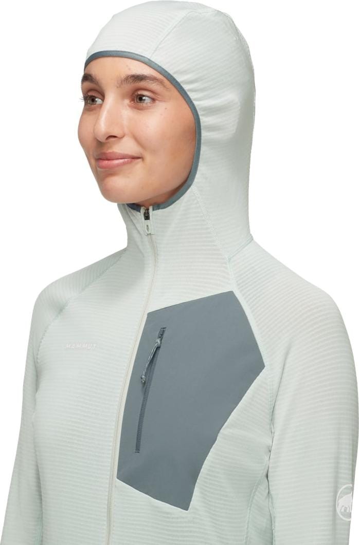 Mammut Aenergy Light Ml Hooded Jacket Women Silver Sage-strata Mammut