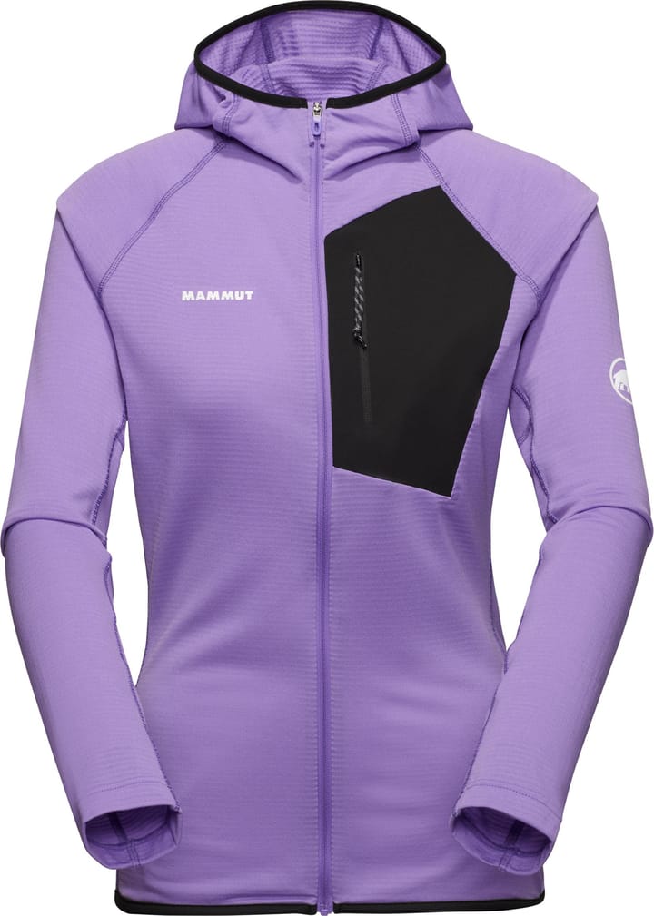 Mammut Women's Aenergy Light ML Hooded Jacket Lavandin-black Mammut