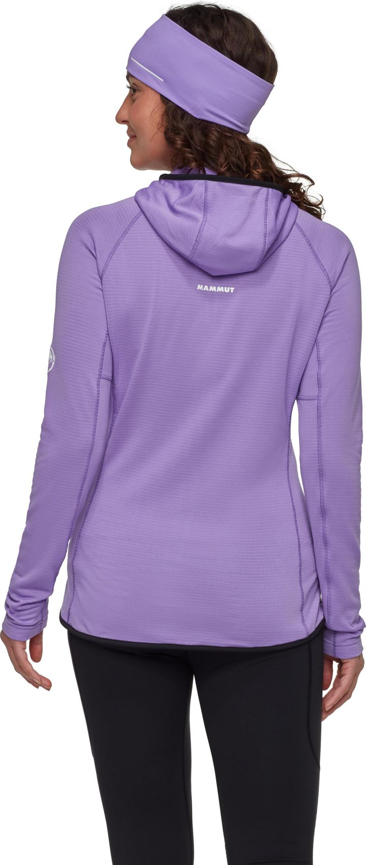 Mammut Women's Aenergy Light ML Hooded Jacket  Lavandin-black Mammut