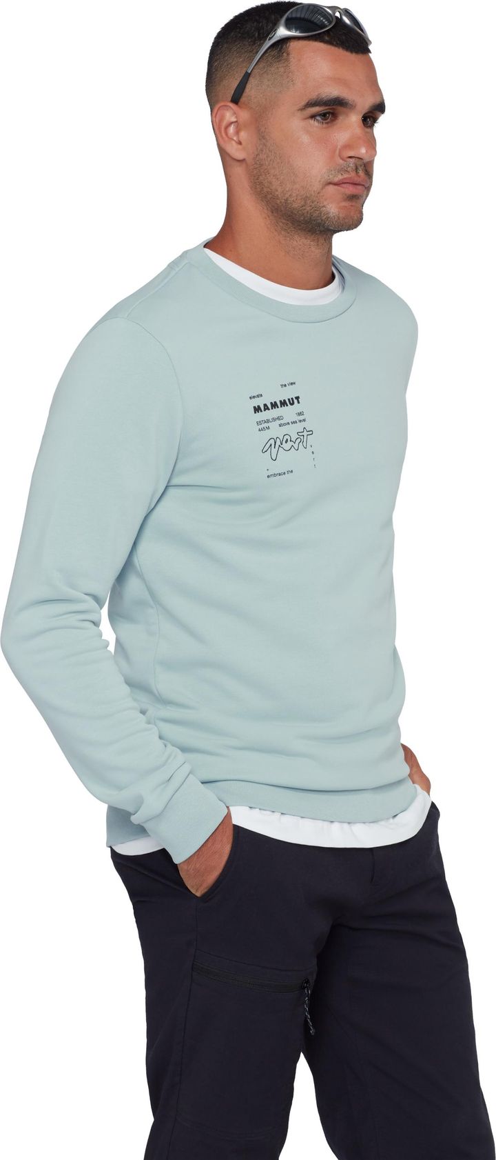 Mammut Men's Mammut Core ML Crew Neck Vert Nebla Mammut