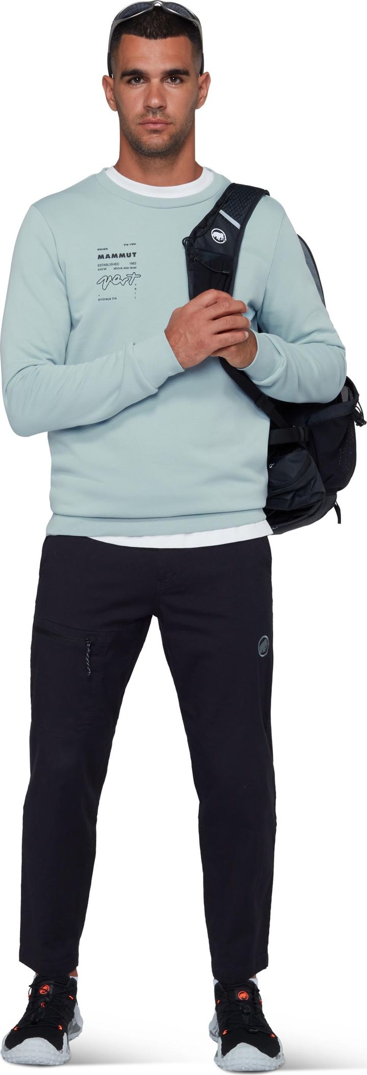 Mammut Men's Mammut Core ML Crew Neck Vert Nebla Mammut