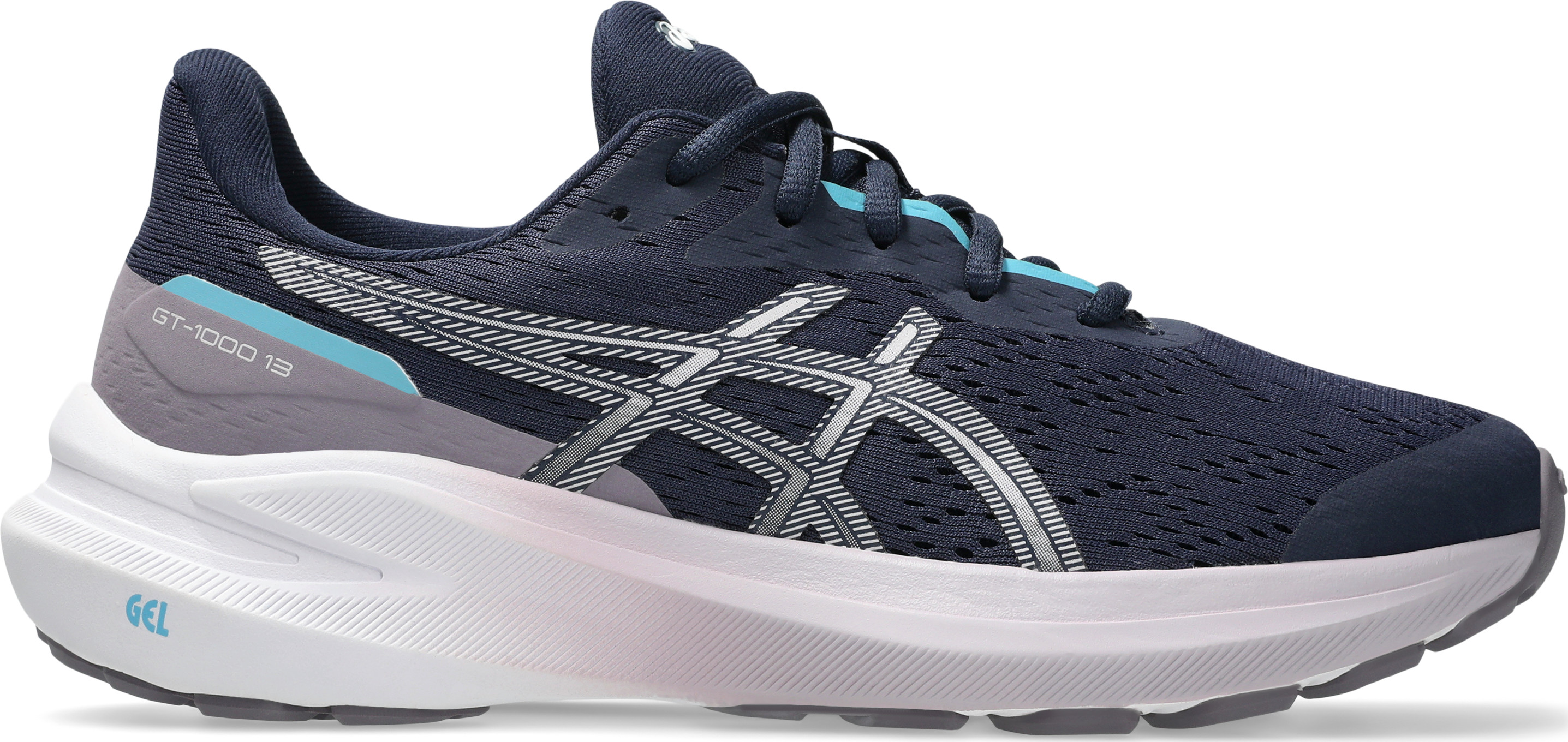 Asics Juniors' Gt-1000 13 Gs Midnight/dusk Violet Løpesko 39