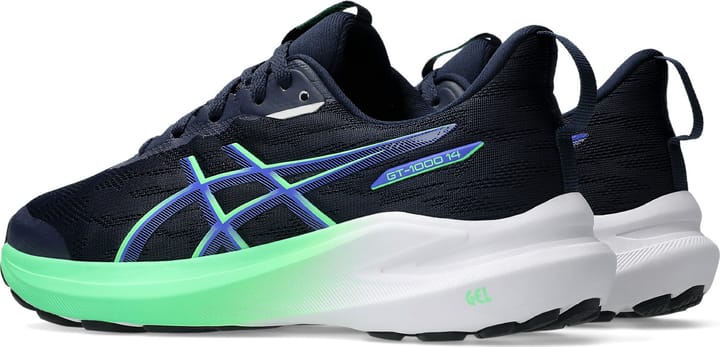 Asics Kids' GT-1000 14 GS Midnight/Vital Green Asics